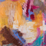 Pink and Yellow Abstract