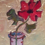 Red Flower for a Friend