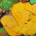 Yellow Tulip Abstract